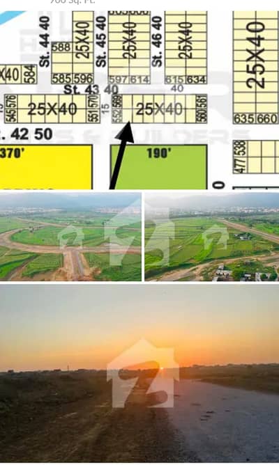1000 Sq. Ft. Residential Plot for Sale E-12/1
