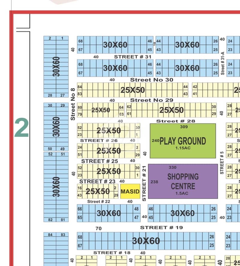 7 marla double road back plot 7 marla double road back plot