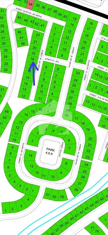 Dha 6 sector B3 street 28 fully develop fornt back opne