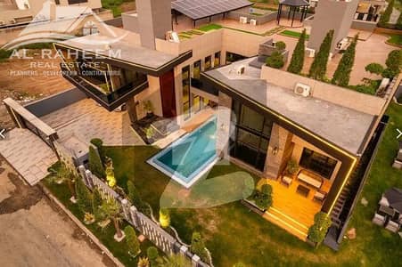 INVESTOR PRICE OWNER NEEDY 2 KANAL BRAND NEW ASAD AFZAL DESIGN CORNER ULTRA MODERN FULLY FURNISHED VILLA WITH 20 KVA SOLAR INSTALLED AND OUTDOOR SWIMMING POOL FOR SALE IN DHA PHASE 5 NEAR TO LUMS.