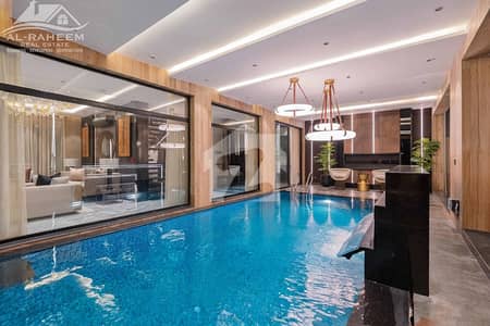 INDOOR SWIMMING POOL 1 KANAL BRAND NEW ULTRA MODERN FULLY FURNISHED LUXURY VILLA FOR SALE IN DHA PHASE 6 NEAR TO RAYA FAIRWAYS.