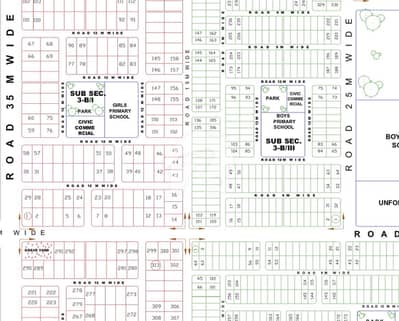 Regi Model Town Zone 3 Kanal South Face Plot Regi Model Town Zone 3 Kanal South Face Plot