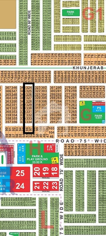 1 Kanal Plot For Sale Near Fuel pump Commercial Market G Block