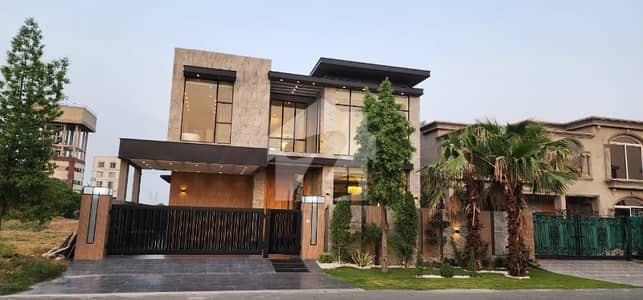 One Kanal Brand New Luxury Ultra-Modern Design Most Beautiful Bungalow 2 Servant Quarter In Basement For Sale At Prime Location Of DHA Lahore Near To Park Masjid & DHA Raya Fairways Commercial.