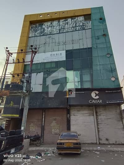 100yard ground with basement available for rent in Shahbaz commercial DHA phase 6 Karachi