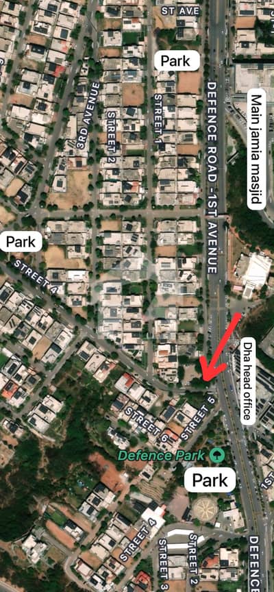 Corner Plot For Sale Dha Phase 1 Sector B In Front Of Dha Head Office