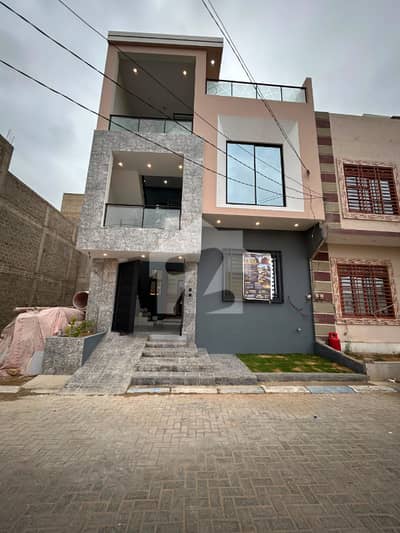 120 sq. yds Brand-new G+1 House For Sale in Suparco cooperative Housing Society