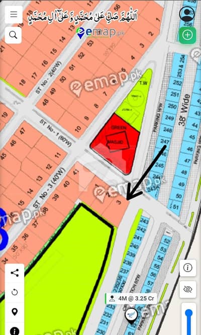 Prime Corner & 3-Side Open Plot for Sale Near Park, Mosque & Commercial, Sector B, DHA Phase 4