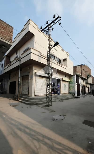 4.5 Marla Corner Commercial Double Story House With 3 Shops For Sell