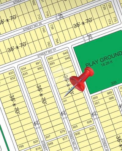 B Block Prime Location Plot In B Block Faisal Hills