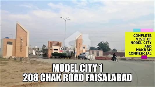 Model City 1 Canal Road Block D 11.5 Marla East Open Plot For Sale near Commercial
