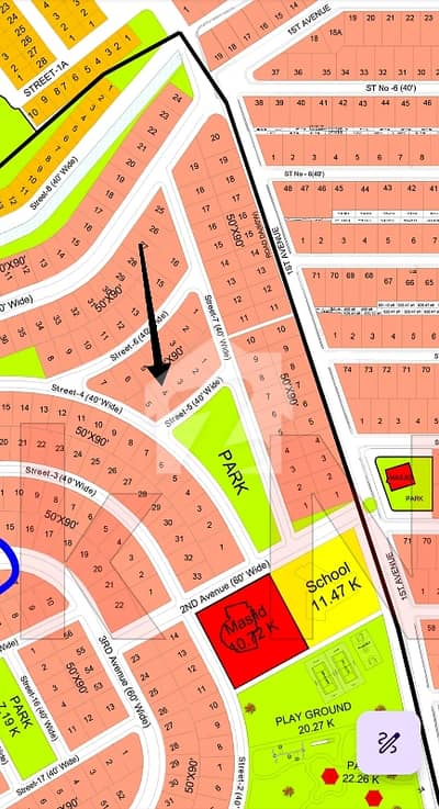 Plot no 4. Street 5. Sector D. DHA 4