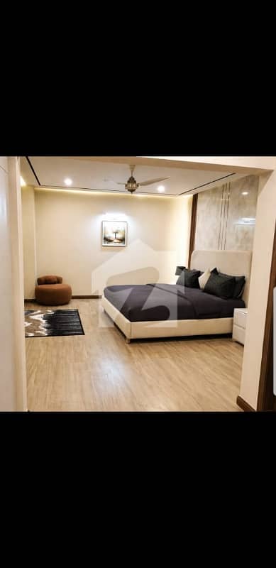 Bahria Town Phase 7 Rawalpindi Acntilado Commercial Two Bedrooms Apartment Fully Luxury Furnished Lift 24/7 Monthly Long Time For Rent Available