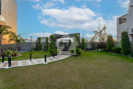 Beautiful 10 Marla House With 10 Marla Landscaped Lawn For Rent In DHA Raya