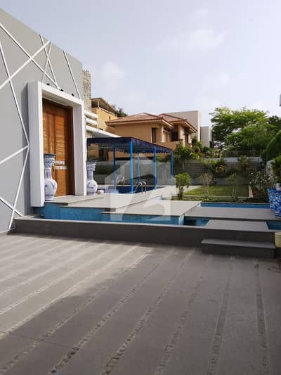 1000 Yards Fully Furnished Bunglow For Rent With Basement +Pool For Rent Dha Defence Phase Vi Karachi