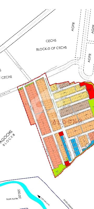 Main road commercial plot executive block