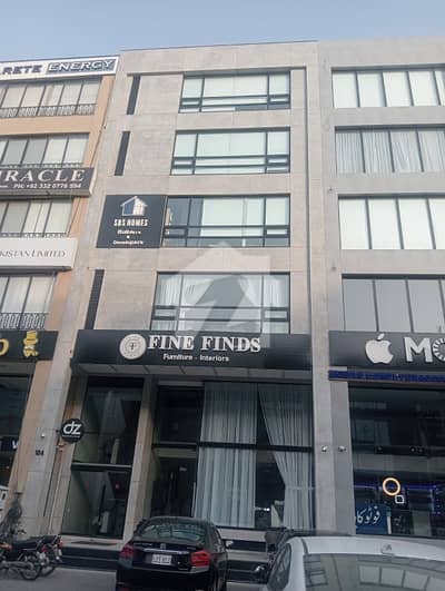 4 Marla luxury commercial plaza hot location 1st floor available for rent in DHA phase 6 main boulevard MB, Lahore