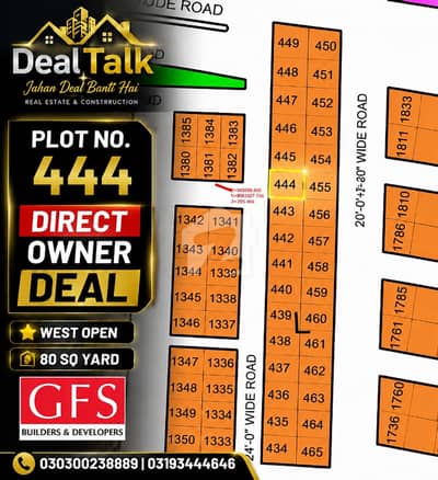 Direct Owner: 80 Yards West Open | L-444 NTR Phase-1 EXECUTIVE | 42 Lac All Paid Direct Owner: 80 Yards West Open | L-444 NTR Phase-1 EXECUTIVE | 42 Lac All Paid