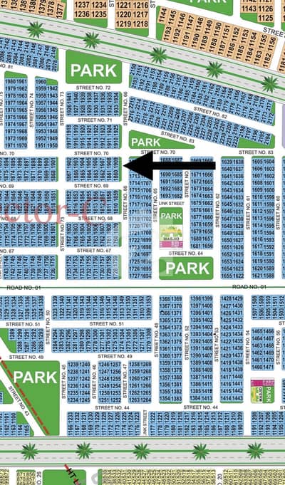 Corners Extra Land Facing Park Possession Plot Available For Sale  Plot No 1909-C