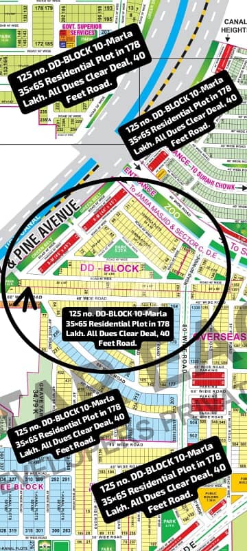 125 No. DD-BLOCK 10-Marla (35 By 65) Residential Plot In 178 Lakh. All Dues Clear Deal, 40 Feet Road. Best Location For Constructing Your Dream House In Bahria Town Lahore. 125 No. DD-BLOCK 10-Marla (35 By 65) Residential Plot In 178 Lakh. All Dues Clear Deal, 40 Feet Road. Best Location For Constructing Your Dream House In Bahria Town Lahore.
