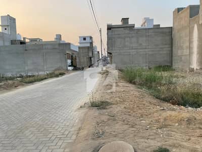 Facing Park 120 Square Yards Residential Plot In Scheme 33 Of Karachi Is Available For Sale