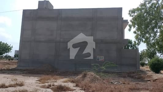 Grey Structure Ground Plus 1 House Available For Sale 166 Sq. Yd At Abuzar Ghaffari CHS