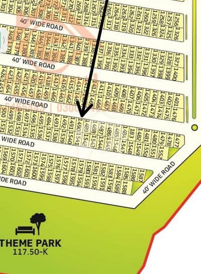 Citi Housing Phase 3 Theme Park BLOCK FF 5 Marla PLOT
