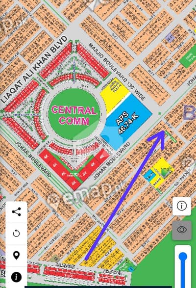 Dha 5 Sector B Front To APS School Ideal Location Solid Land Fully Highted Plot For Sale