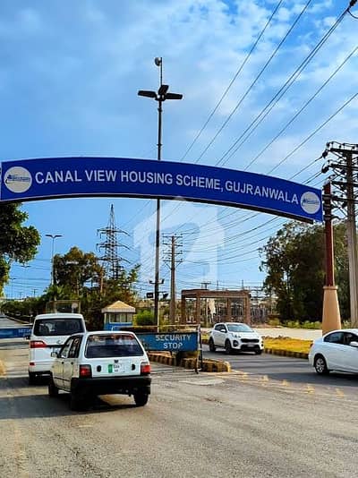 Main Double Road 2 Kanal Residential Plot For Sale In Canal View - Sector 1 Gujranwala