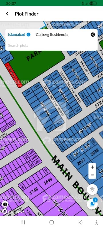 Invester Price , Cutting Area, lOP cleard, Back of Main Buleward ( 125 Foot ) , Very near to Park & Market, Possessened Soon , 7 Marla Plot For Sale in P block.