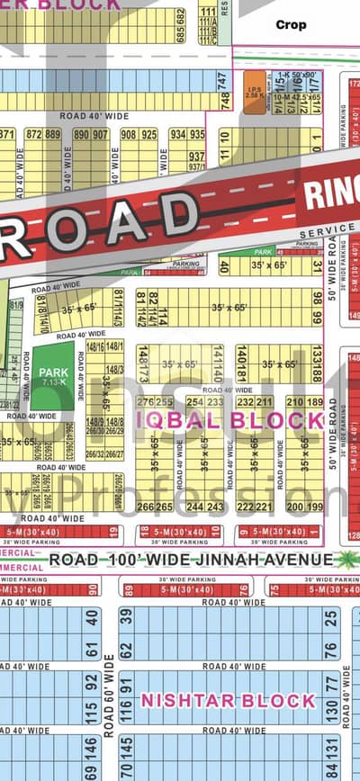 10 Marla Plot Iqbal Block Bahria Town Lahore