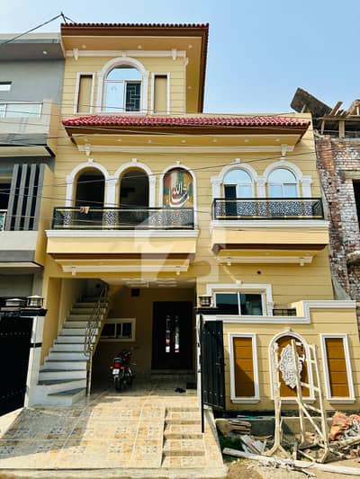 5 Marla Brand new Spanish House Front Elevation is Up for Sale EDEN boulevard