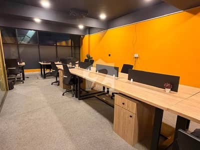 Fully Furnished Corporate Office for Rent DHA Phase 6, Bukhari Commercial | Premium 2575 Sqft Office Space with 20+ Workstations | Reasonable Rent