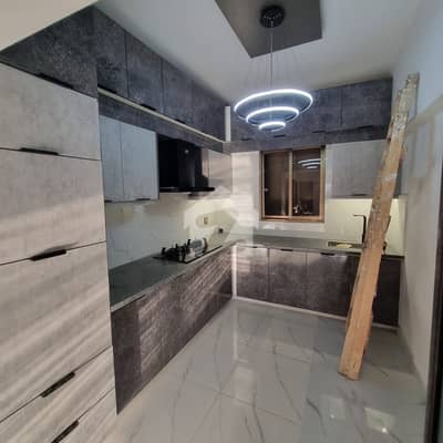 3 BED DD WITH ALL MODERN FACILITIES BRAND NEW FLAT AVAILABLE ON RENT AT MAIN SHAHED E MILLAT ROAD