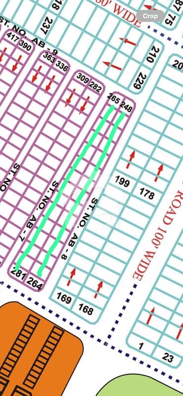 Main Double Road Plot For Sale