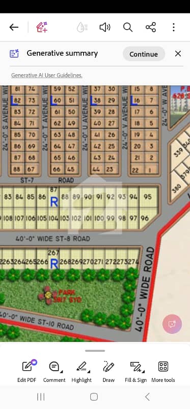 120 Gaz Vip Location 40 ft kei back pe plot for Sale
