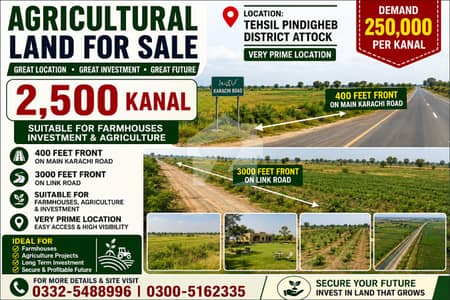 Land For Sale In Pindigheb Attock