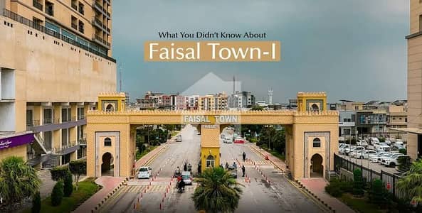 Faisal town block C size 40x80 (14 Marla's) plot for Sale solid land develop area