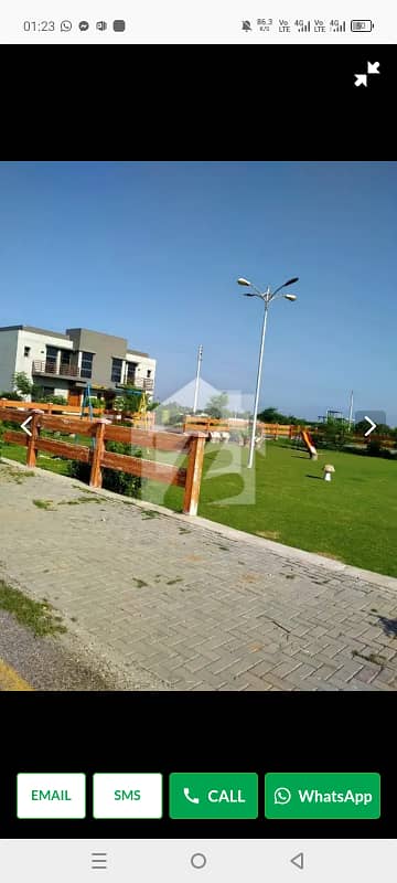 Taxila garden corner+park face lavel plot 7 Marla for sale