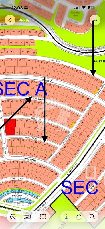 Prime 1 Kanal Residential Plots For Sale Sector A (Main Entrance Sector), DHA Phase 4, Rawalpindi / Islamabad