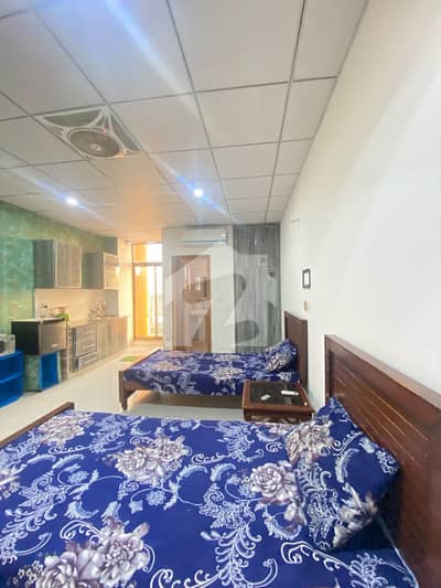 STUDIO FURNISHED APARTMENT AVAILABLE FOR RENT IN GULBERG GREENS D MARKAZ ISLAMABAD OTHER OPTION AVAILABLE