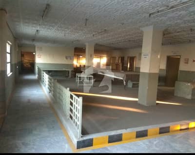 5.5 Kanal Double Story Factory For Rent in Small Estate Industries Faisalabad