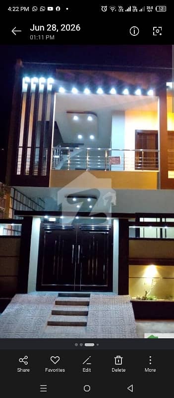 نارتھ کراچی ۔ سیکٹر 10 نارتھ کراچی,کراچی میں 4 کمروں کا 6 مرلہ مکان 3.4 کروڑ میں برائے فروخت۔