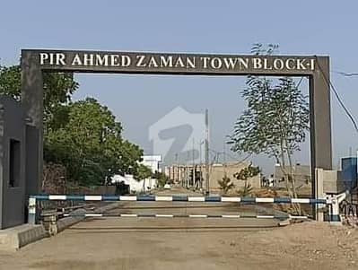 Prime 240 Sq. Yards West-Open Plot for Sale in Pir Ahmed Zaman Town Block-4