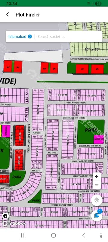 Invester Price, Proper Corner, Very Near To Main Sports Avenue ( 160 Foot ), Very Near To Park & Market, Ready For Cunstruction, Highted, Solid & Level , 10 Marla Plot For Sale In A Block.