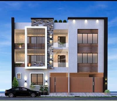 Adamjee Nagar Ground Plus Basement 5 Bed Portion 300 Yrd, Brand New Almost Finished