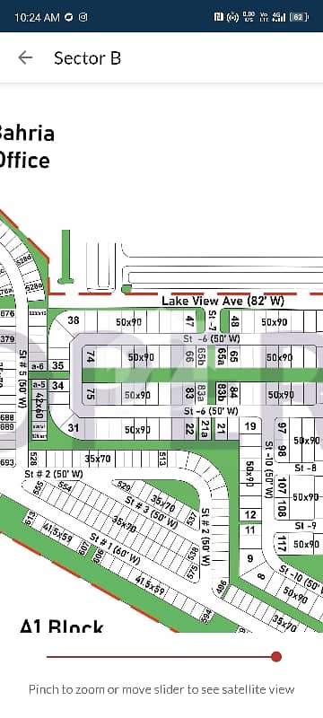 One Kanal Plot Near Business District Sector. B