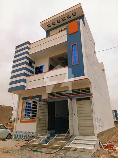 سعدی گارڈن سکیم 33,کراچی میں 4 کمروں کا 5 مرلہ مکان 2.3 کروڑ میں برائے فروخت۔