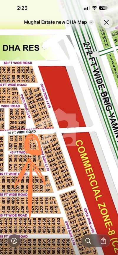 Dha gujranwala corner Extra land for sale