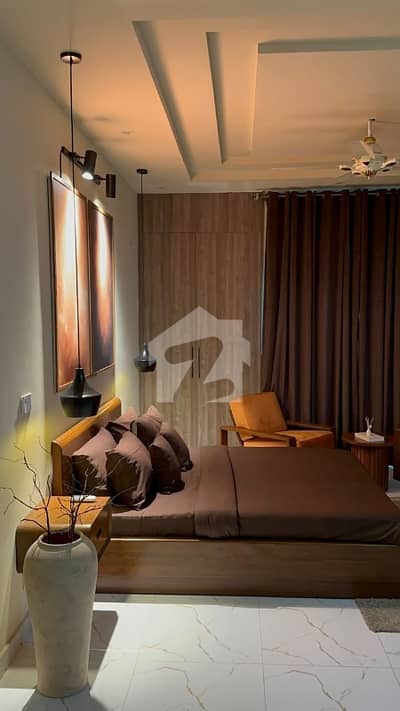 Bahria Town phase 8 Business District 1 Bed luxury Furnished flat for Rent
